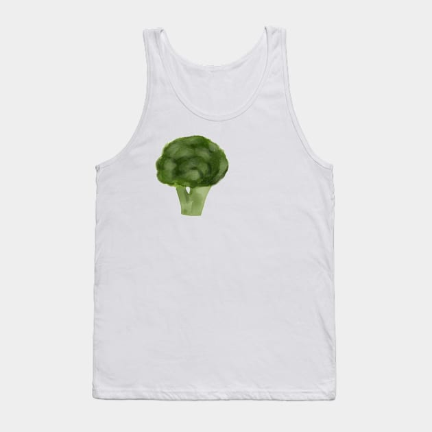 Broccoli Tank Top by melissamiddle